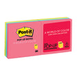 Post-it Pop Up Notes R330-AN 76x76mm Poptimistic (Cape Town), Pack of 6 - Cafe Supply