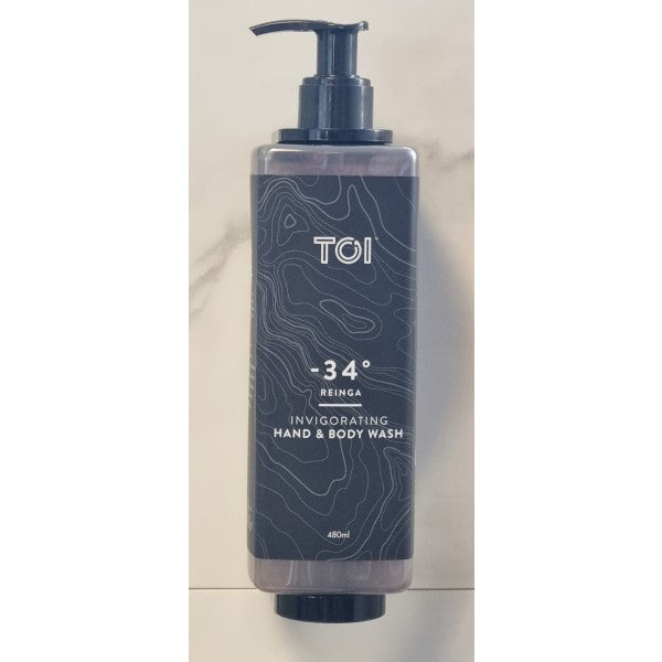 TOI 480ml Reinga Body Wash Pump Bottle - Cafe Supply