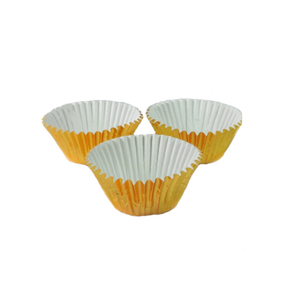 Foil Gold Paper Cups 30x21mm (500) - Cafe Supply