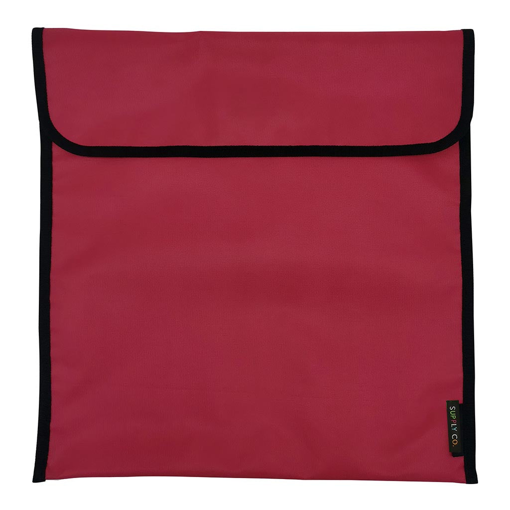 Supply Co Homework Bag Burgundy 36x33cm - Cafe Supply