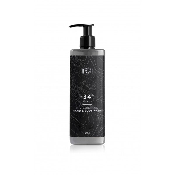 TOI 480ml Reinga Body Wash Pump Bottle - Cafe Supply
