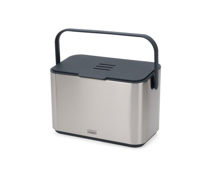 Joseph Joseph Collect 4L Stainless Steel Food Waste Caddy - Cafe Supply