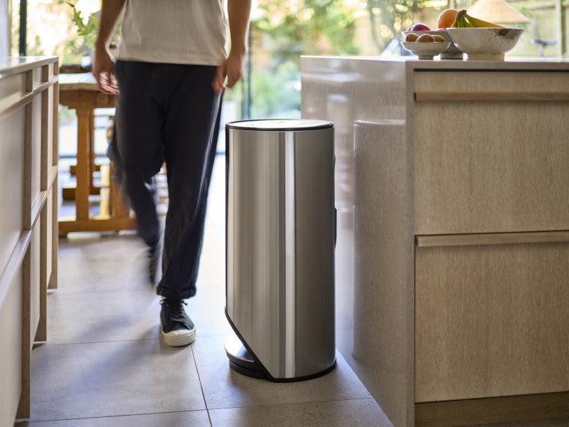 Joseph Joseph Arc 30L Bin - Stainless Steel - Cafe Supply