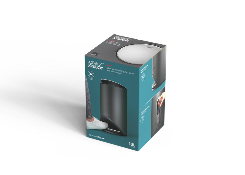Joseph Joseph Arc 10L Bin - Carbon Black - Cafe Supply