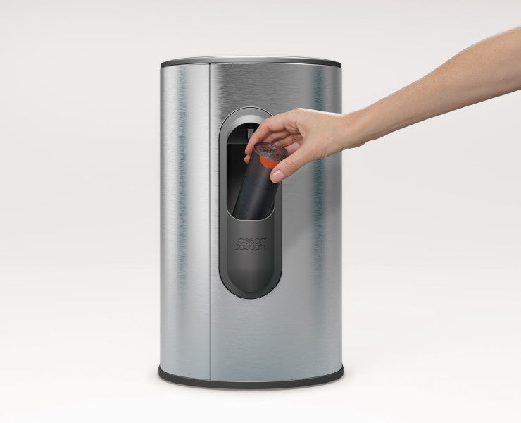 Joseph Joseph Arc 10L Bin - Stainless Steel - Cafe Supply