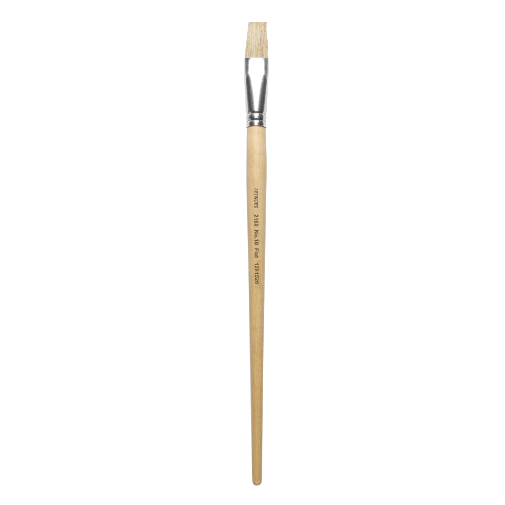 Artworx Paint Brush 2160 Flat Size 10 17mm - Cafe Supply