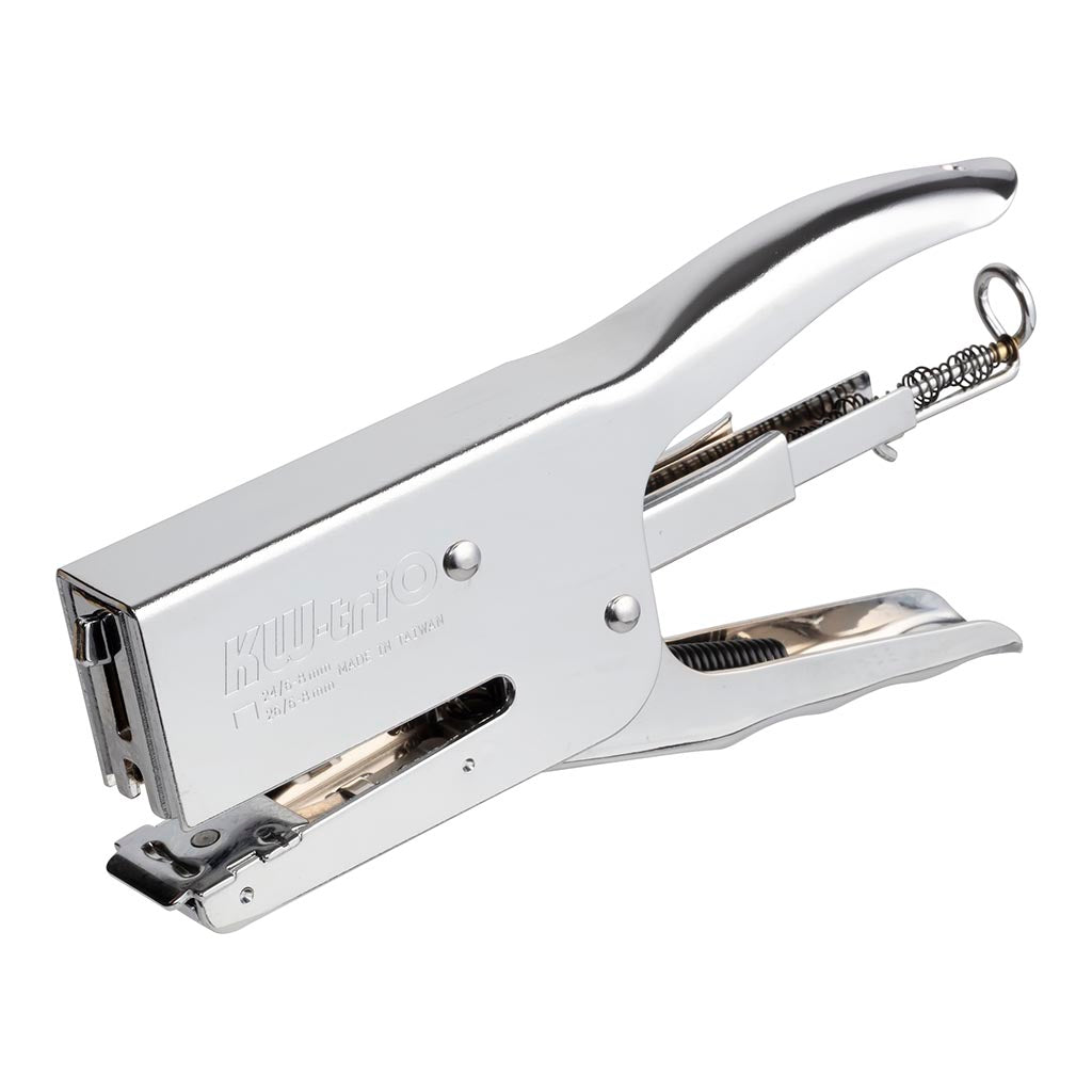 KW-triO Heavy Duty Plier Stapler Chrome - Cafe Supply