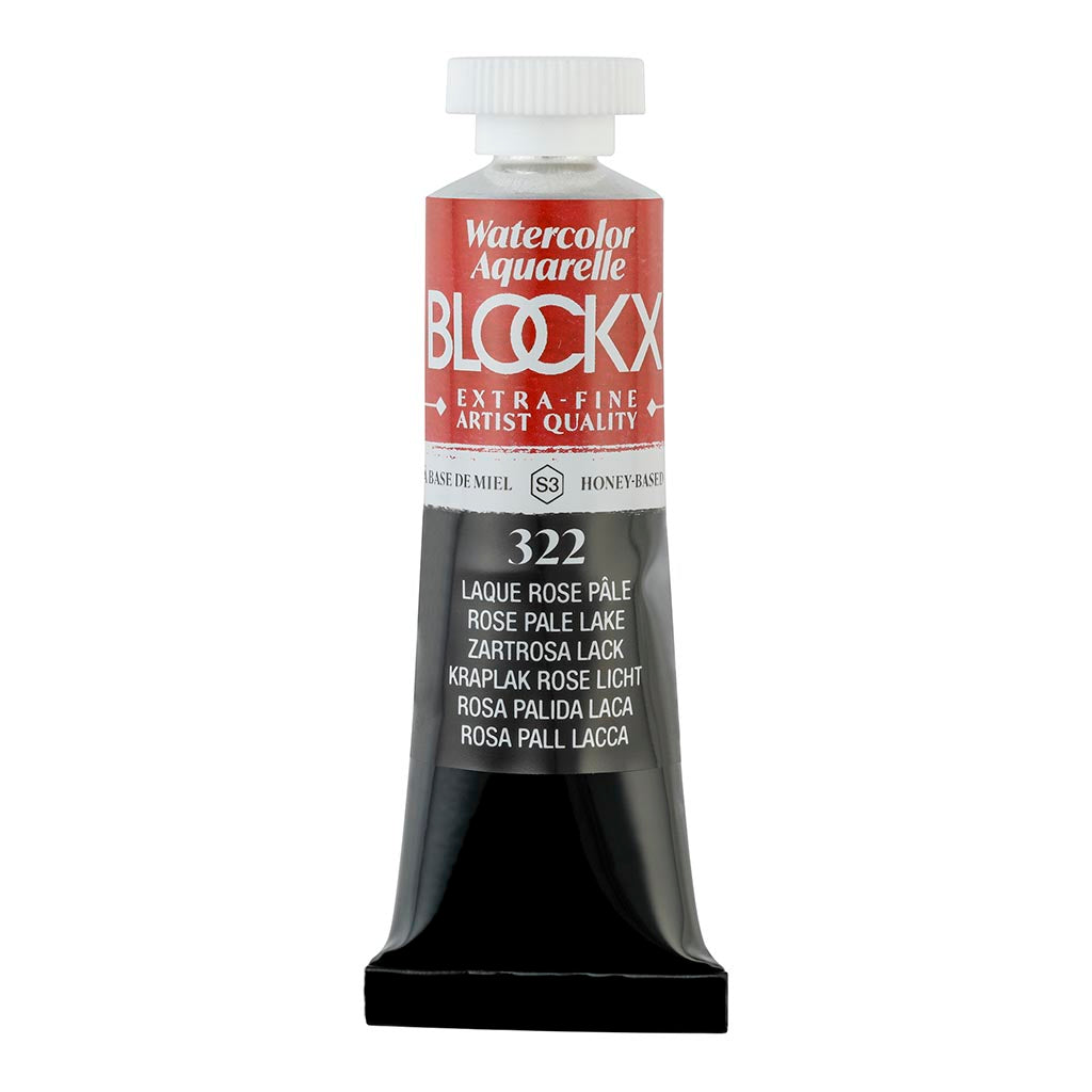 BLOCKX Watercolour Tube 15ml S3 322 Rose Pale Lake - Cafe Supply