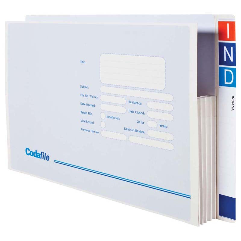 Codafile Concertina Box 25 - Cafe Supply