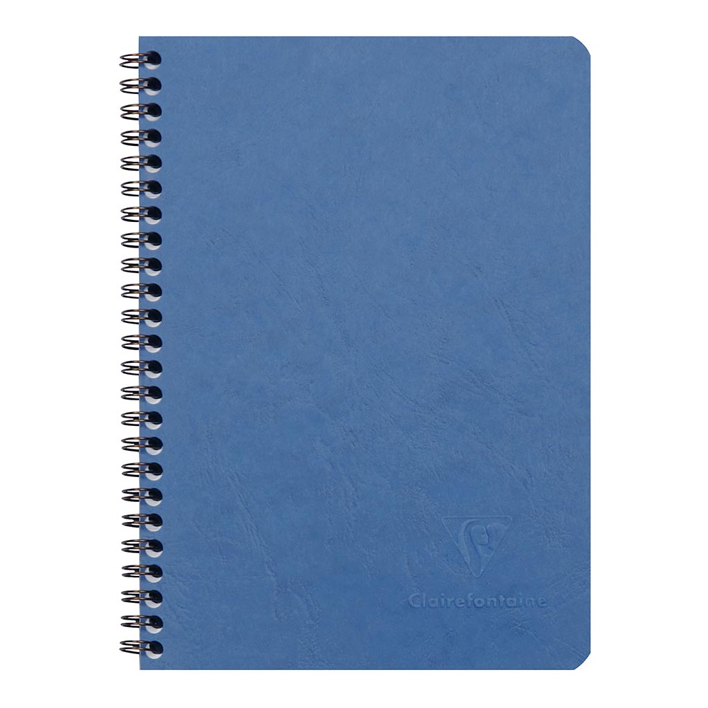 Age Bag Spiral Notebook A5 Lined Blue - Cafe Supply