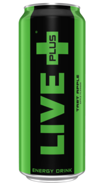 Live Plus Tart Apple Energy Drink 500ml - Cafe Supply