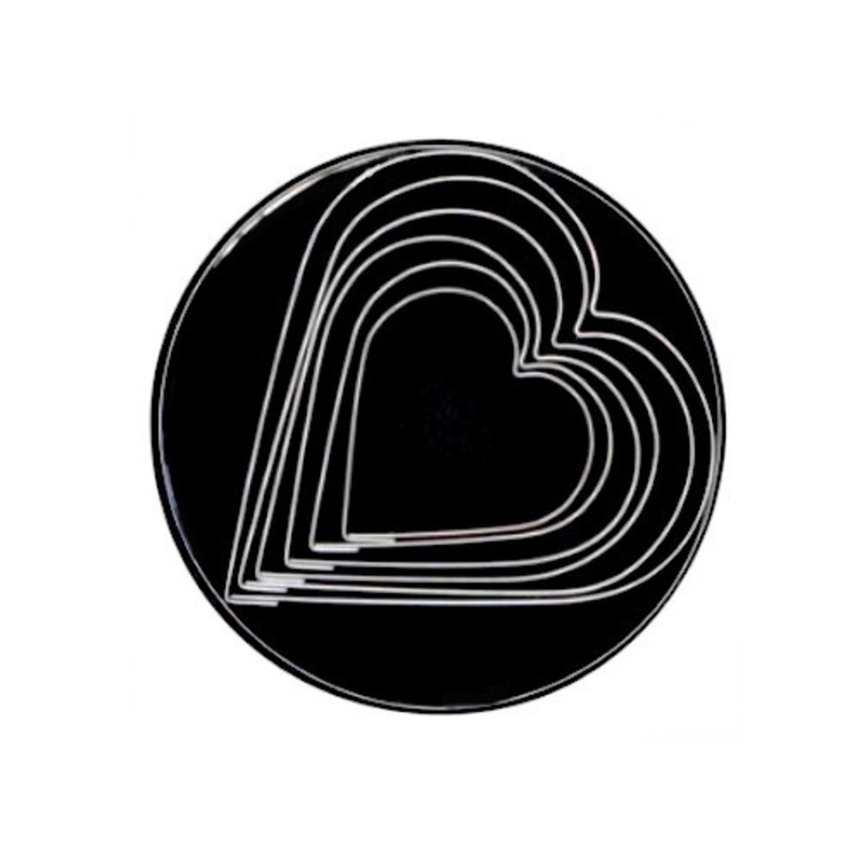 S/S Heart Cutter Set (6) - Cafe Supply