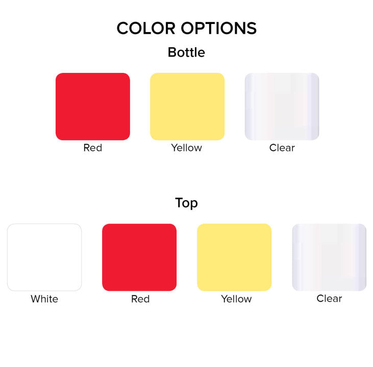 32-ounce Traex® Color Mate clear squeeze dispenser with FlowCut™ cap - Cafe Supply