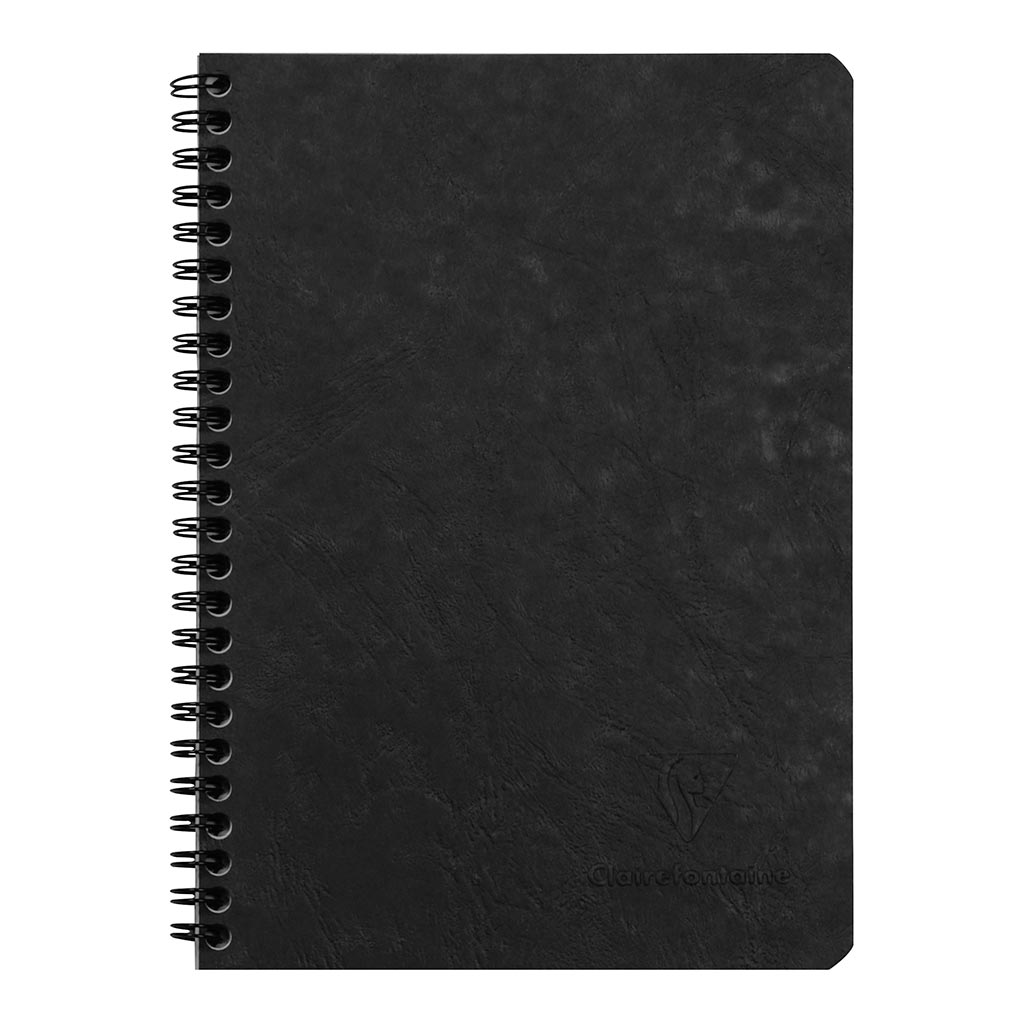 Age Bag Spiral Notebook A5 Lined Black - Cafe Supply