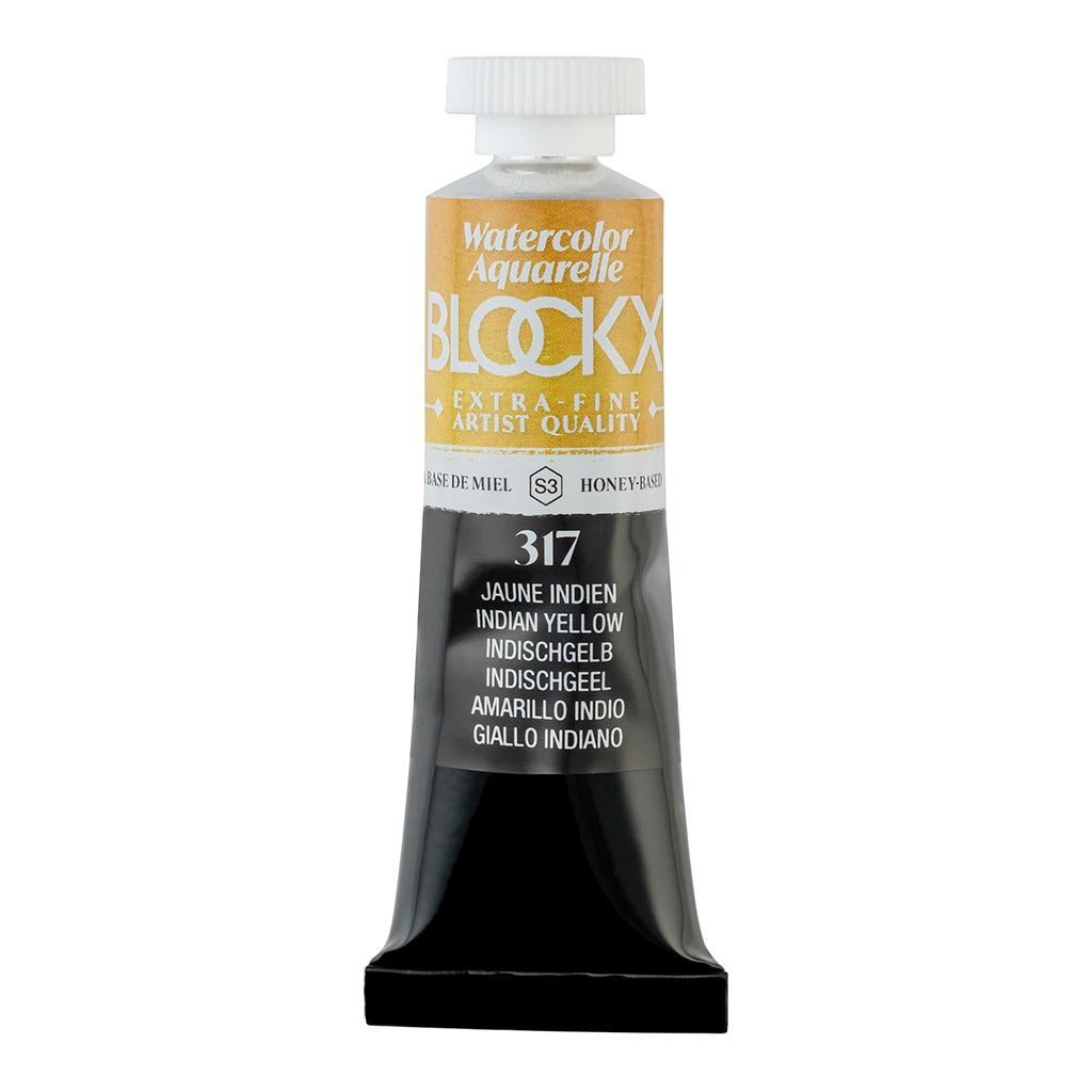 BLOCKX Watercolour Tube 15ml S3 317 Indian Yellow - Cafe Supply