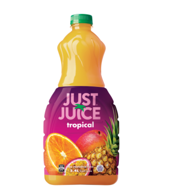 Just Juice Tropical Fruit Juice 2.4l - Cafe Supply
