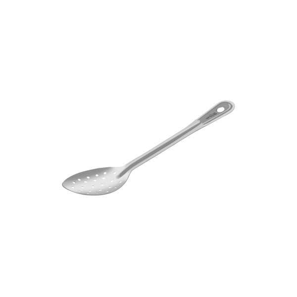 Chef Inox Basting Spoon- Stainless Steel Perforated 280mm - Cafe Supply