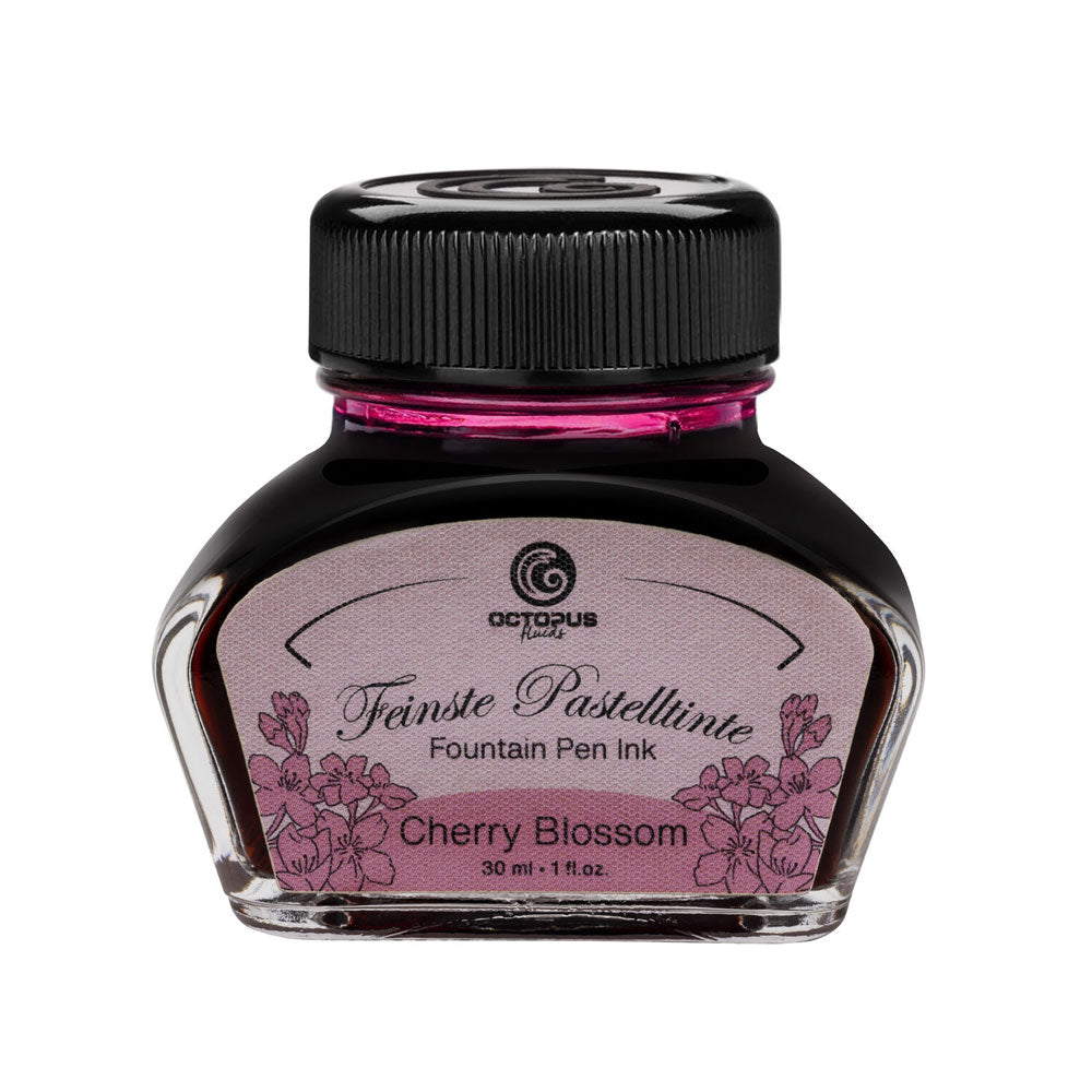 Octopus Fluids Fountain Pen Ink Pastel Cherry Blossom 30ml - Cafe Supply