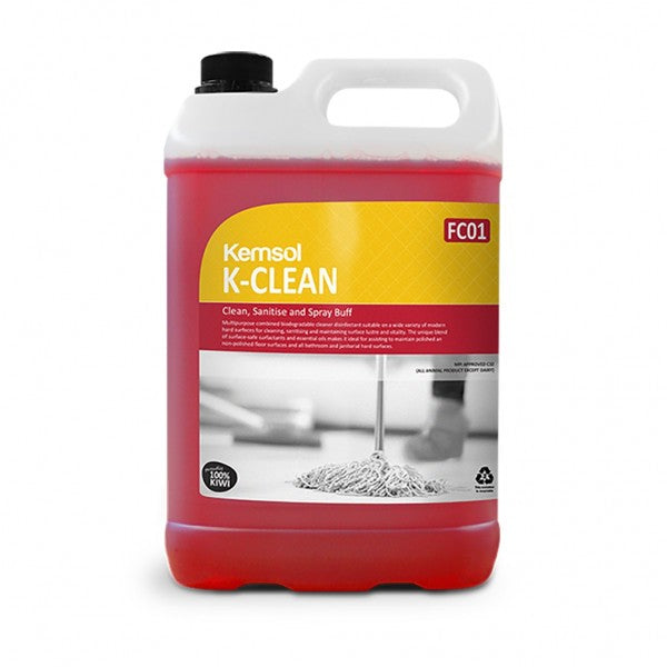 Kemsol K-Clean Sanitise & Spray Buff 5L - Cafe Supply