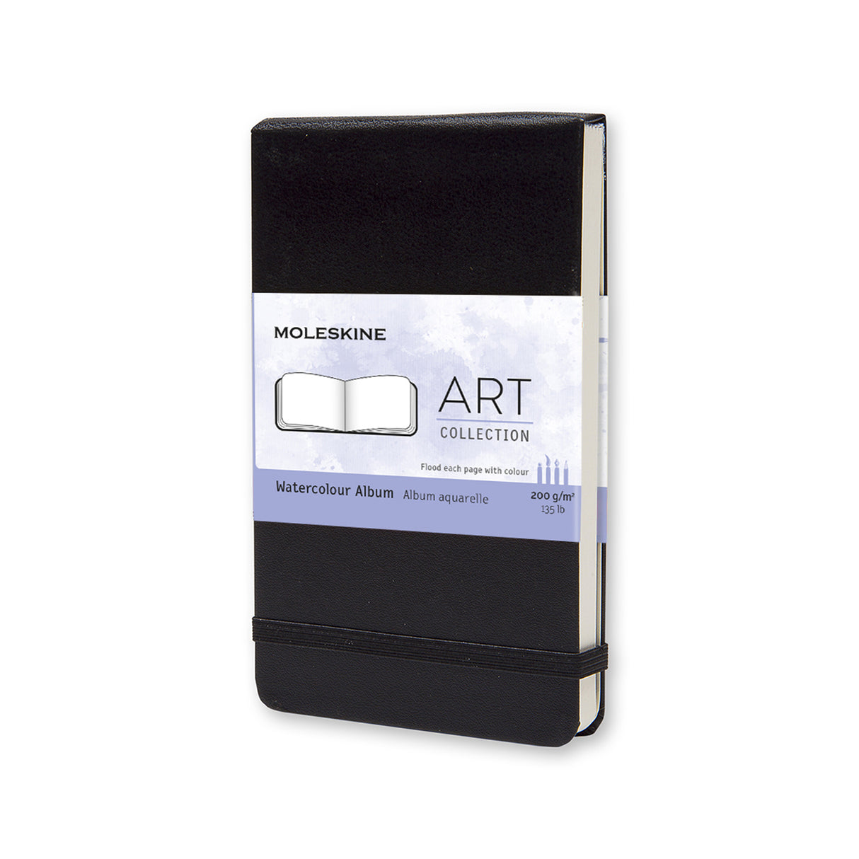 Moleskine Art Watercolour Album Pocket Black - Cafe Supply