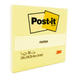 Post-it Notes 654-1 76x76mm Yellow 100sh - Cafe Supply
