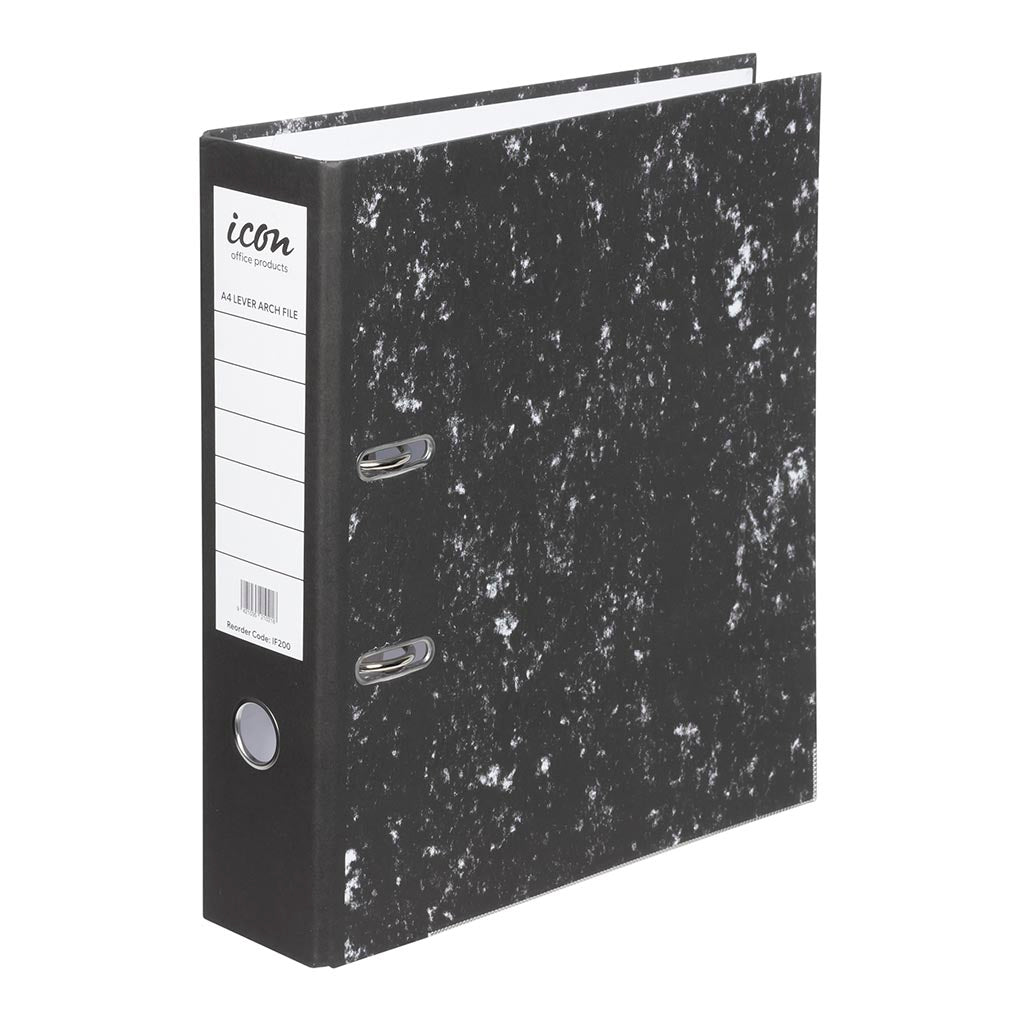Icon Lever Arch File A4 Mottle - Cafe Supply
