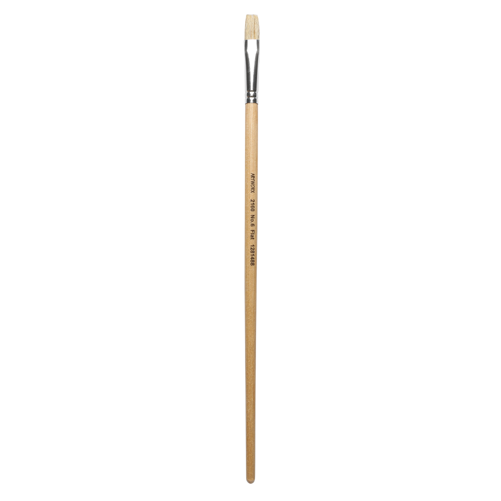 Artworx Paint Brush 2160 Flat Size 6 10mm - Cafe Supply