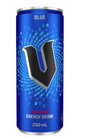 V Blue Guarana Energy Drink 250ml - Cafe Supply