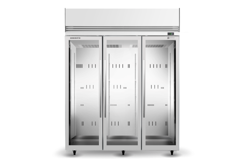 Skope TMF1500N-Ice 3 Glass Door Upright Display or Storage Freezer - Cafe Supply