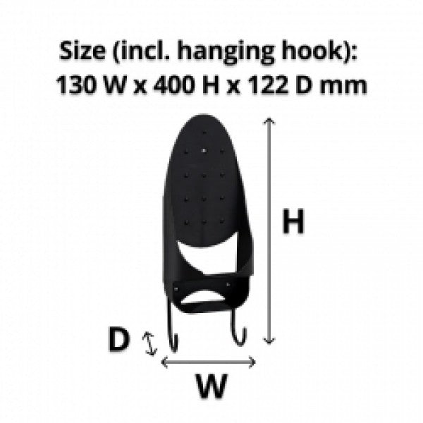 Black Wall Mount Iron & Board Caddy - Cafe Supply