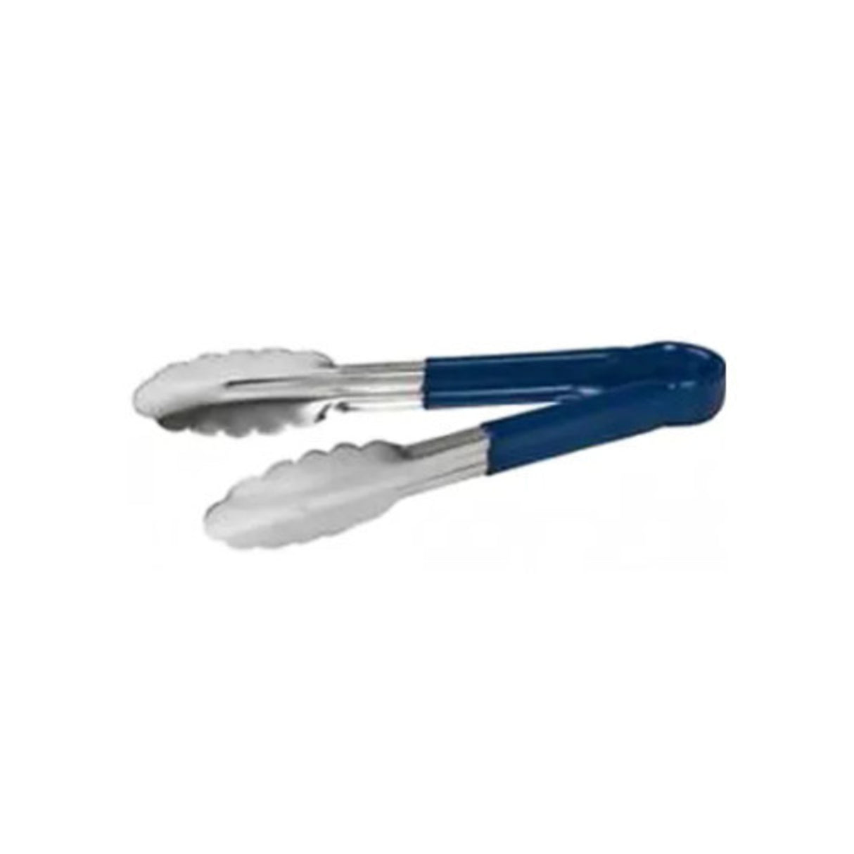 23cm Stainless Steel Tong, Blue Handle - Cafe Supply