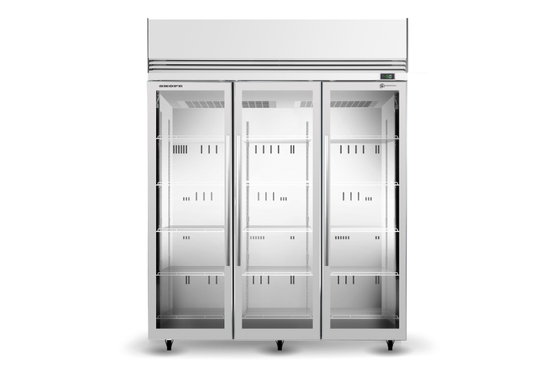 Skope SKFT1500N-A 3 Glass Door Upright Display or Storage Freezer - Cafe Supply