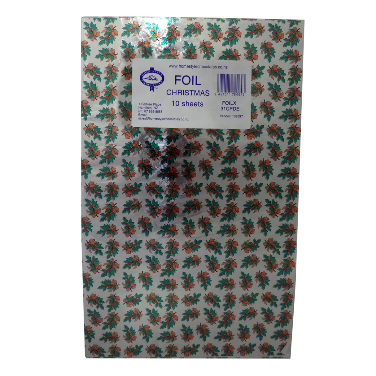 Confectionary Foil - Christmas 10 Pack - Cafe Supply