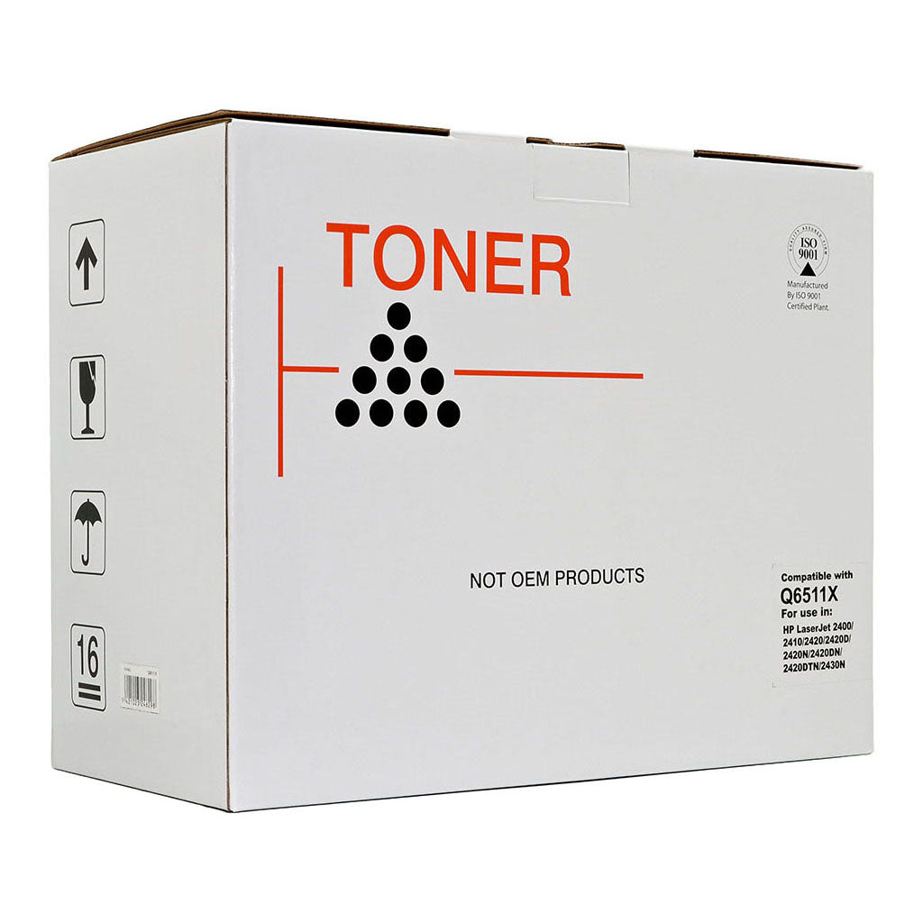 Icon Compatible HP Q6511X Canon CART310II Black Toner Cartridge - Cafe Supply