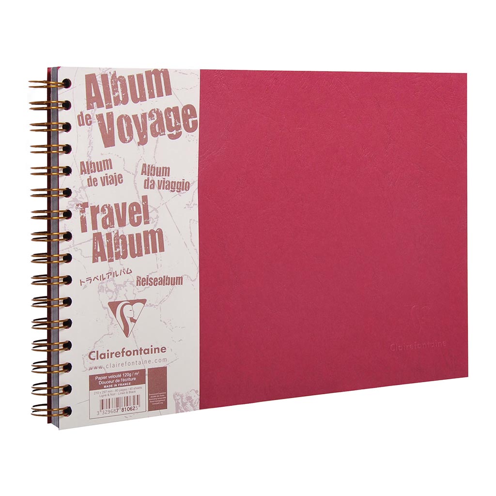 Age Bag Travel Album A4 Red - Cafe Supply