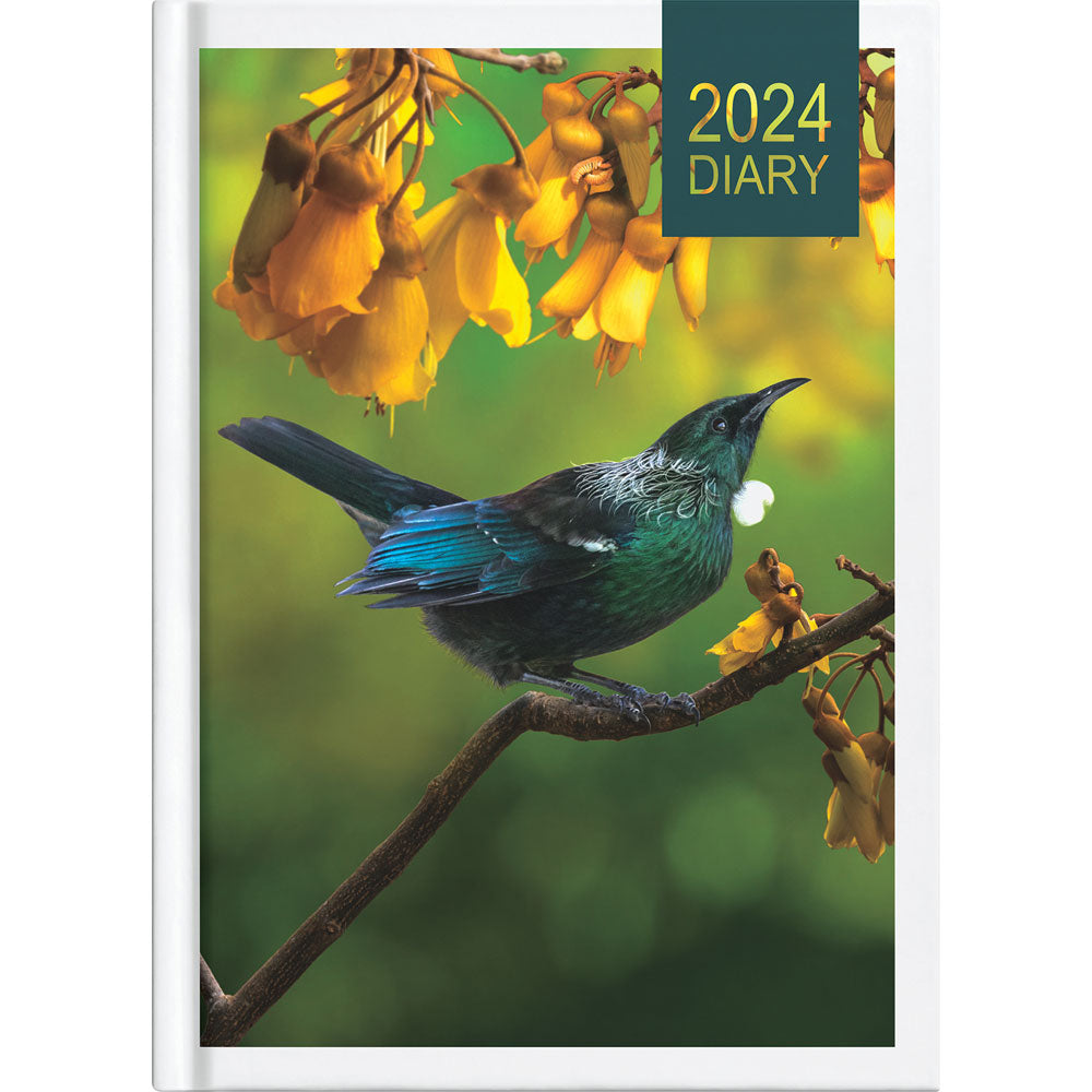 Collins A51 NZ Birds Day to Page Diary Even Year - Cafe Supply