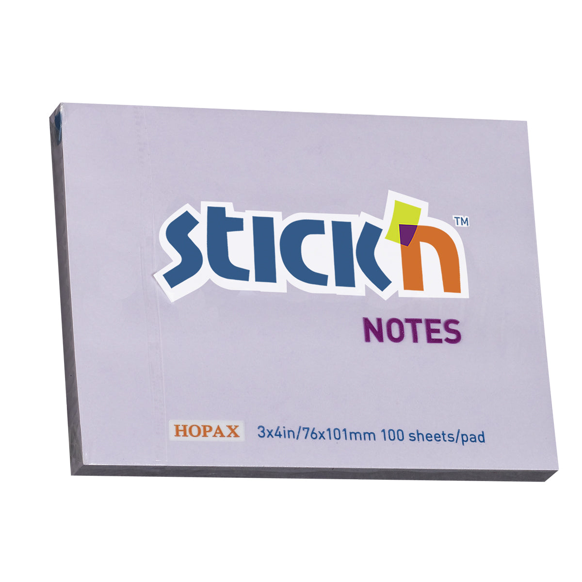 Stick'n Notes, 76x101mm 100 sheet Pastel Purple - Cafe Supply