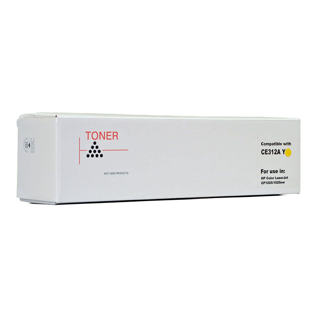 Icon Compatible HP CE312A Yellow Toner Cartridge (126A) - Cafe Supply