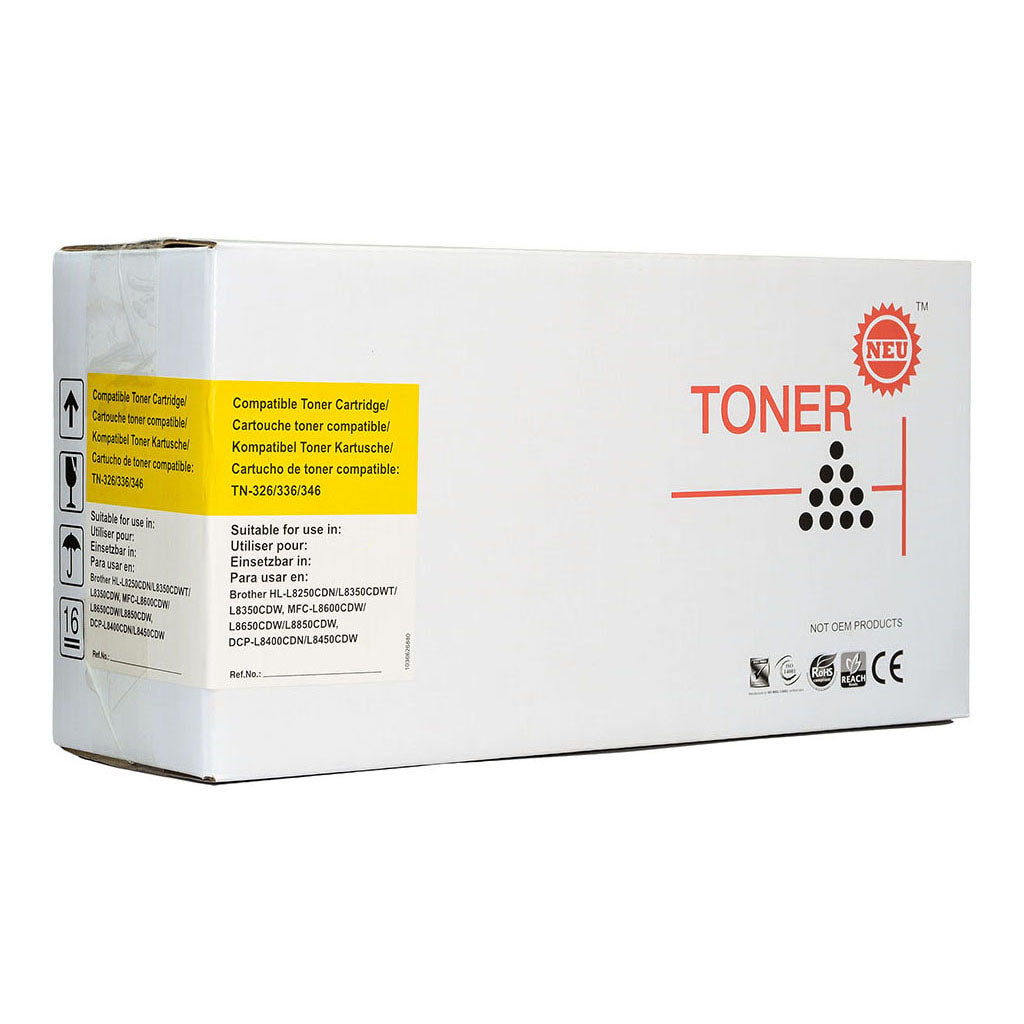 Icon Compatible Brother TN346 Yellow Toner Cartridge - Cafe Supply