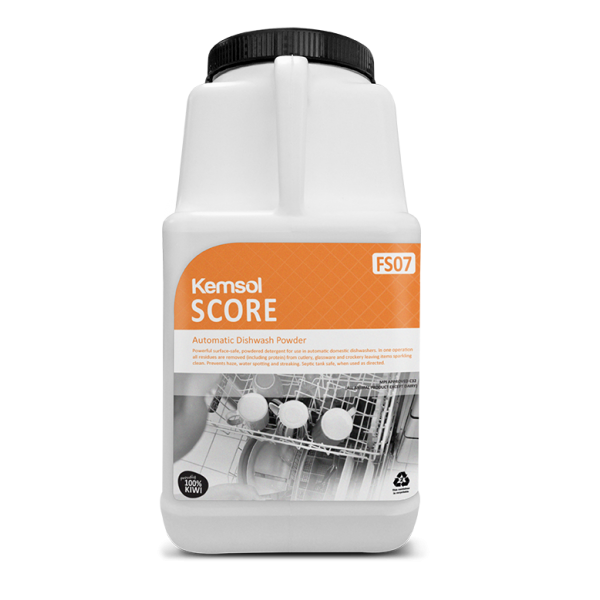 Kemsol Score Auto Dishwash Powder 5kg - Cafe Supply