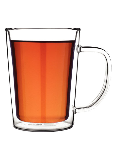 Tramontina Double Wall Coffee Cup With Handle 250ml - Set 2 - Cafe Supply