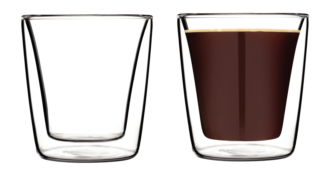 Tramontina Double Wall Espresso Glass 85ml - Set 2 - Cafe Supply
