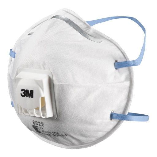 3M Respirator Valved Particulate 8822 P2, Pack of 10 - Cafe Supply