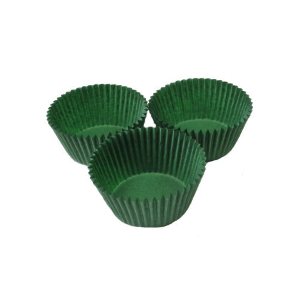 Standard Paper Cases Dark Green 55x32.5mm (500) - Cafe Supply