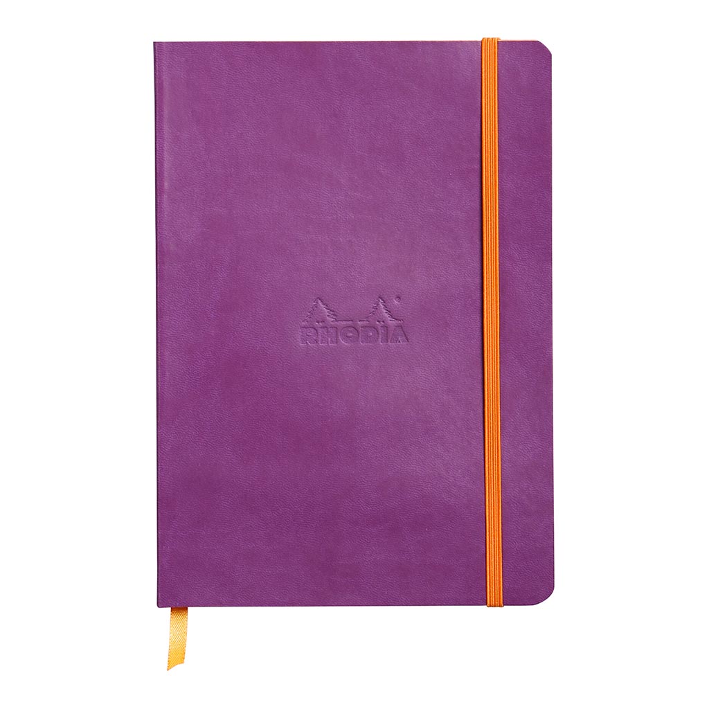 Rhodiarama Softcover Notebook A5 Dotted Purple - Cafe Supply