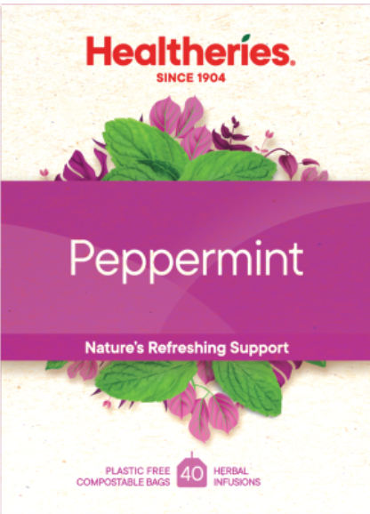 Healtheries Peppermint Tea Bags 40pk - Cafe Supply