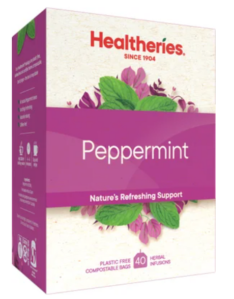 Healtheries Peppermint Tea Bags 40pk - Cafe Supply