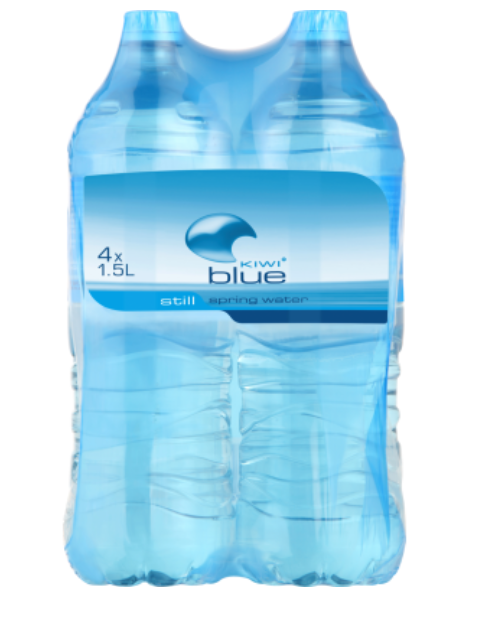 Kiwi Blue Still Spring Water 4pk - Cafe Supply