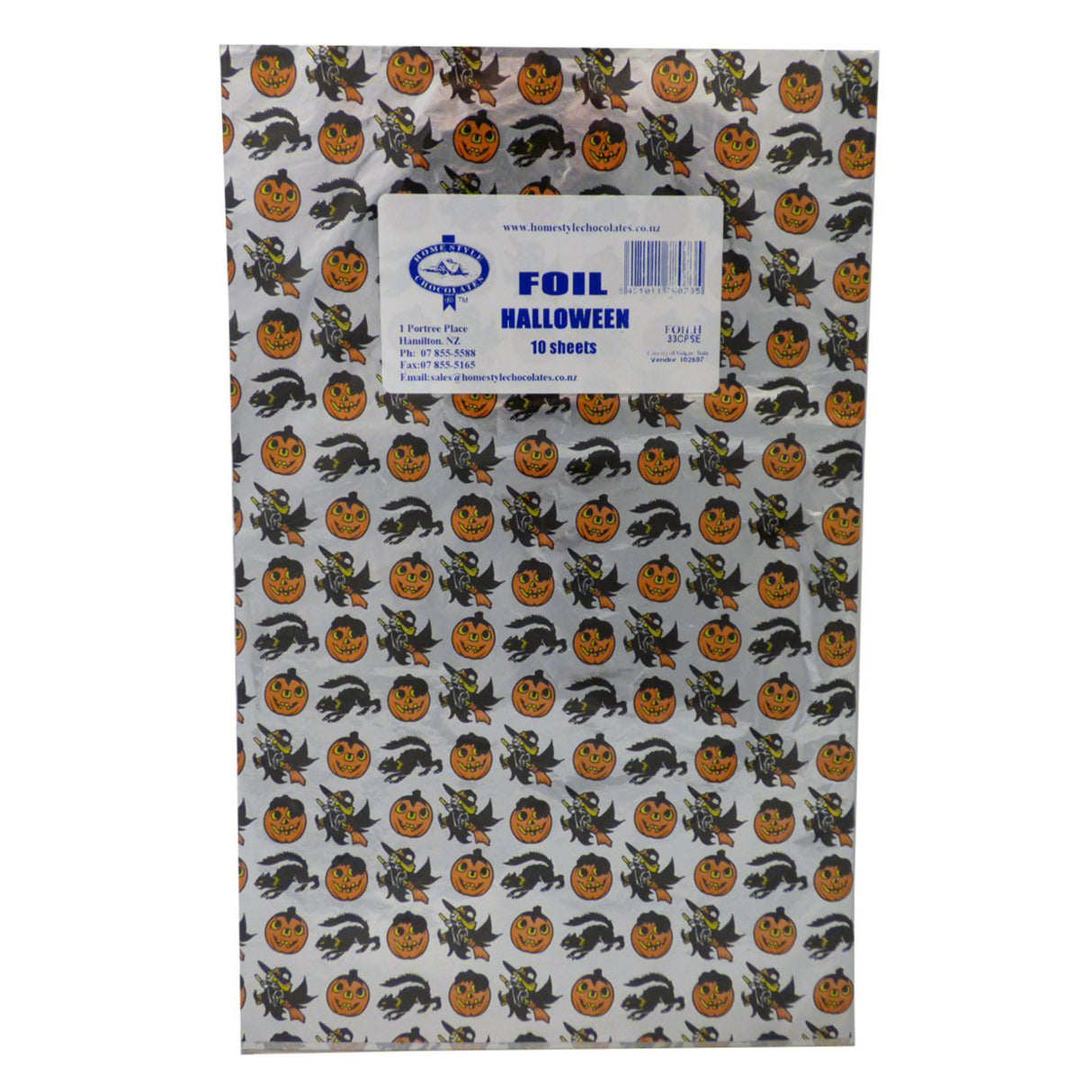 Confectionary Foil - Hallowen 10 Pack - Cafe Supply