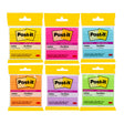 Post-it Super Sticky Lined Notes 4490-SSMX 101x101mm Assorted 90sh - Cafe Supply